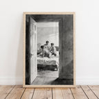 Bedroom Threesome — 18+ Art Print