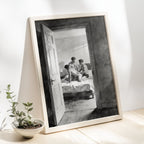 Bedroom Threesome — 18+ Art Print