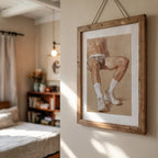 Briefs & Trainers — 18+ Men's Art Print