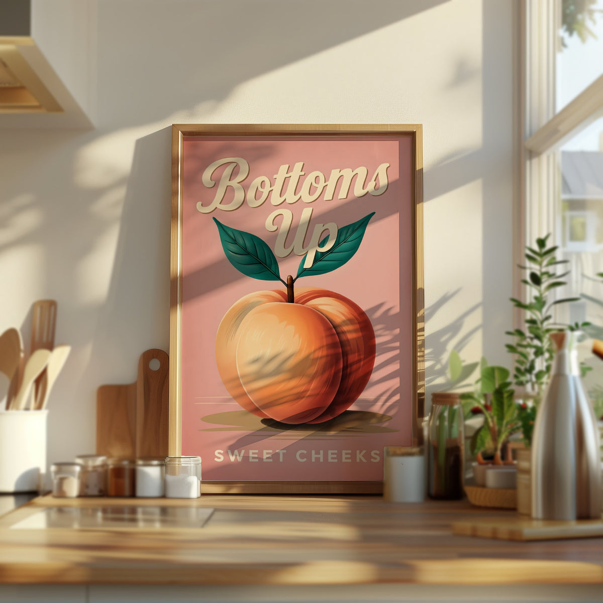 Bottoms Up – Sweet Cheeks Art Print