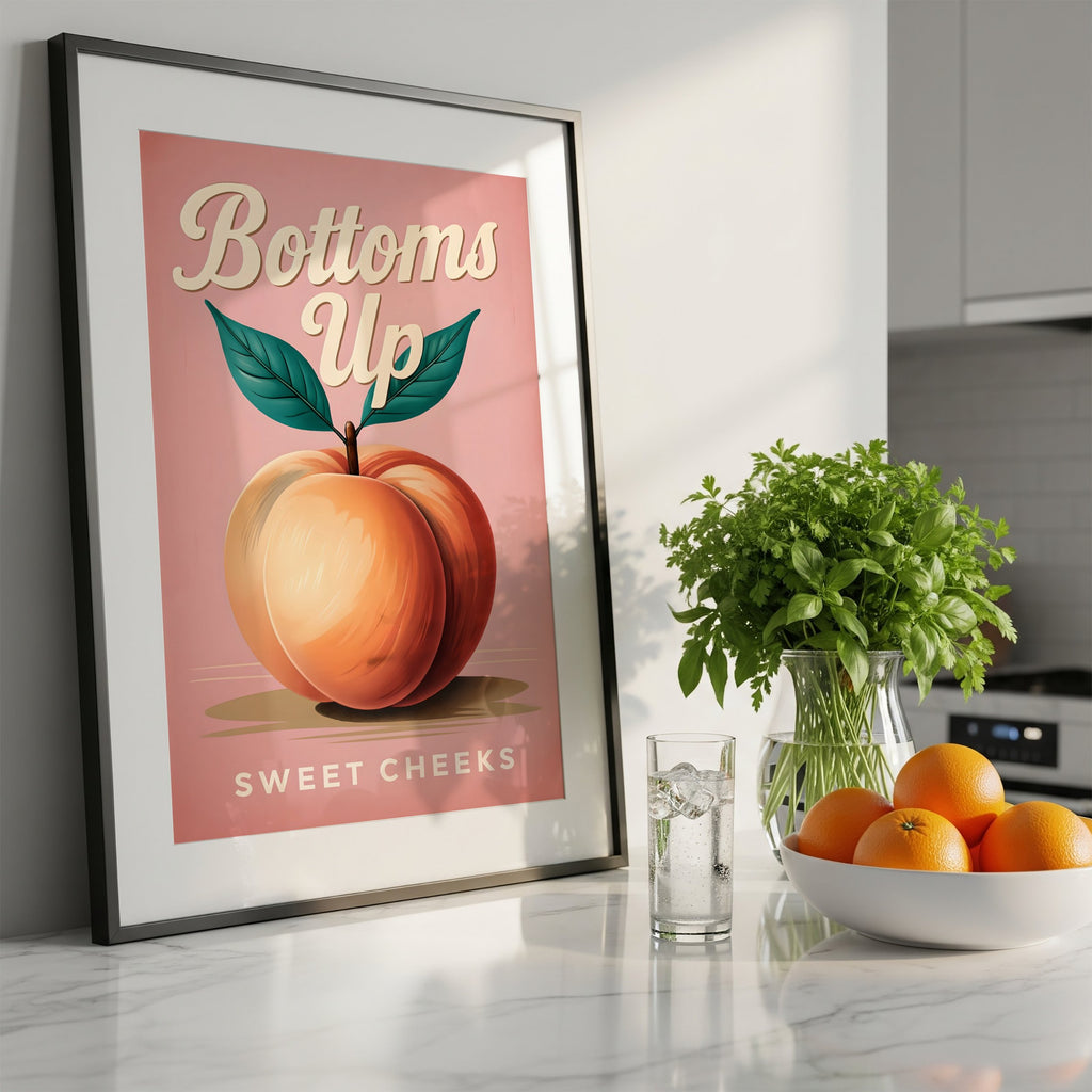 Bottoms Up – Sweet Cheeks Art Print
