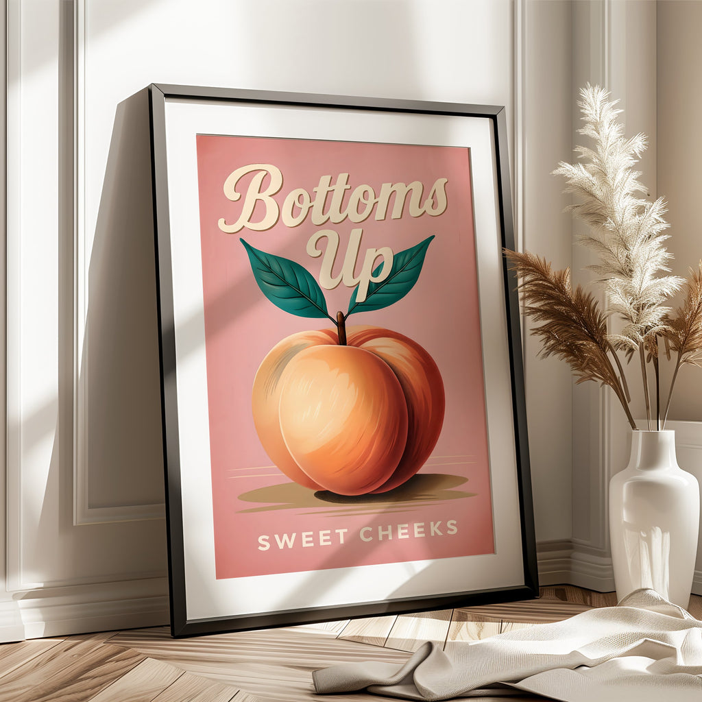 Bottoms Up – Sweet Cheeks Art Print