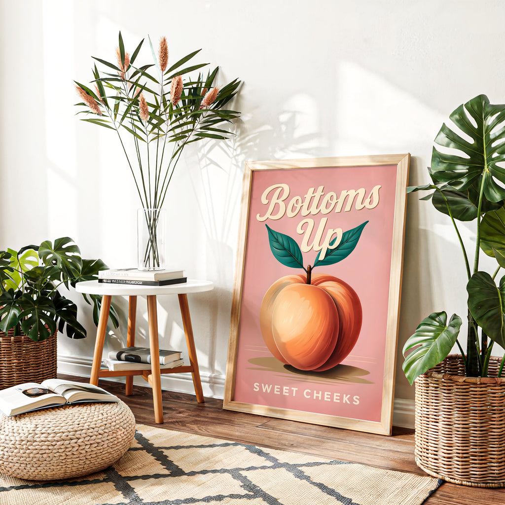 Bottoms Up – Sweet Cheeks Art Print