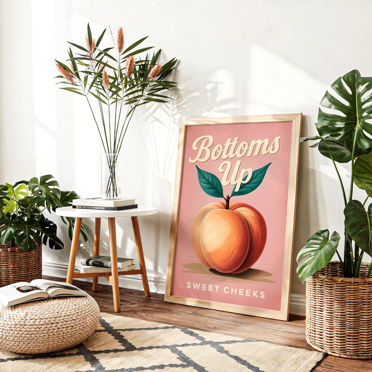 Bottoms Up – Sweet Cheeks Art Print