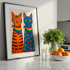 Proud Cats – Queer Cat Art Print