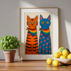 Proud Cats – Queer Cat Art Print