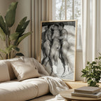 Threesome, 18+ Gay Art Print
