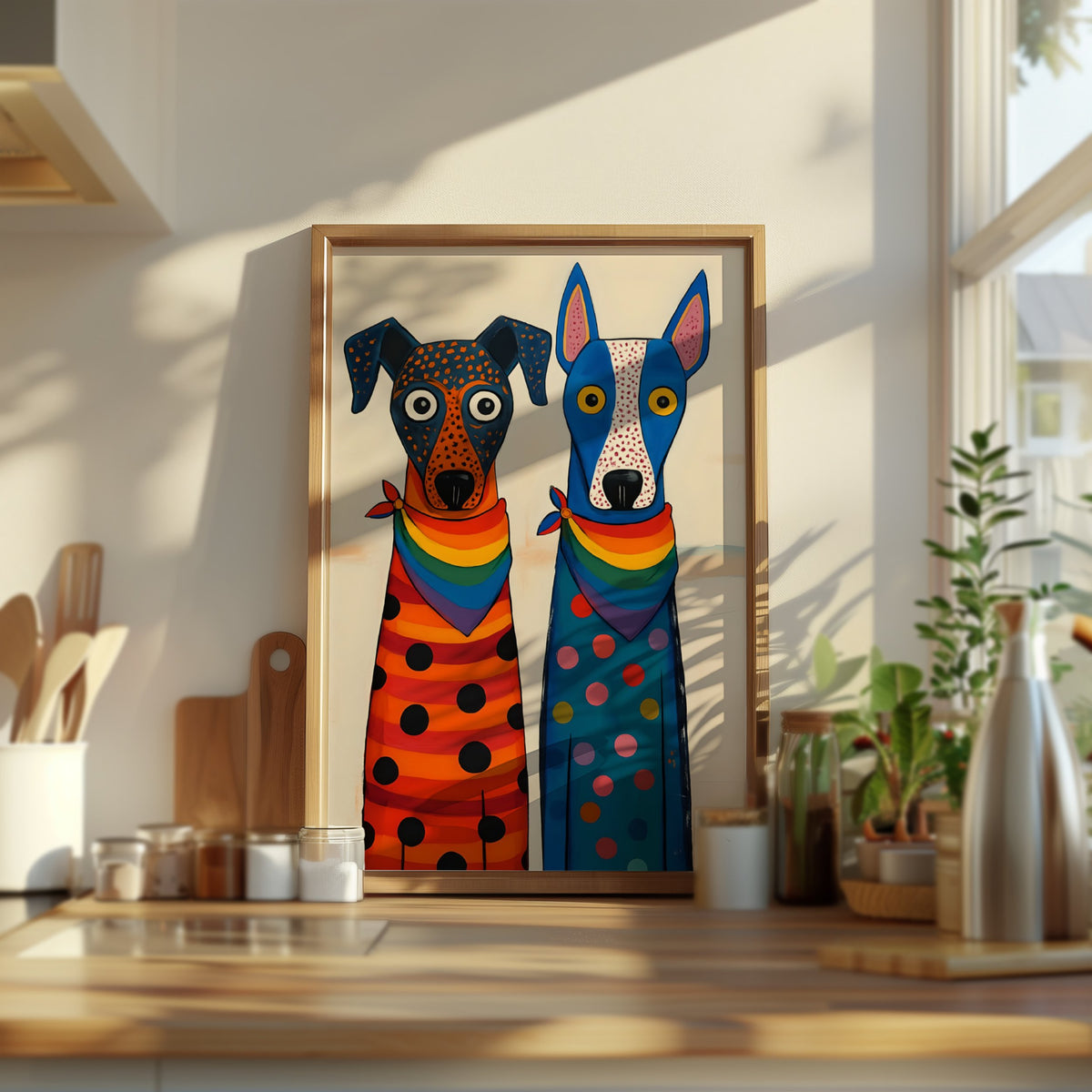 Proud Pups – Queer Dog Art Print