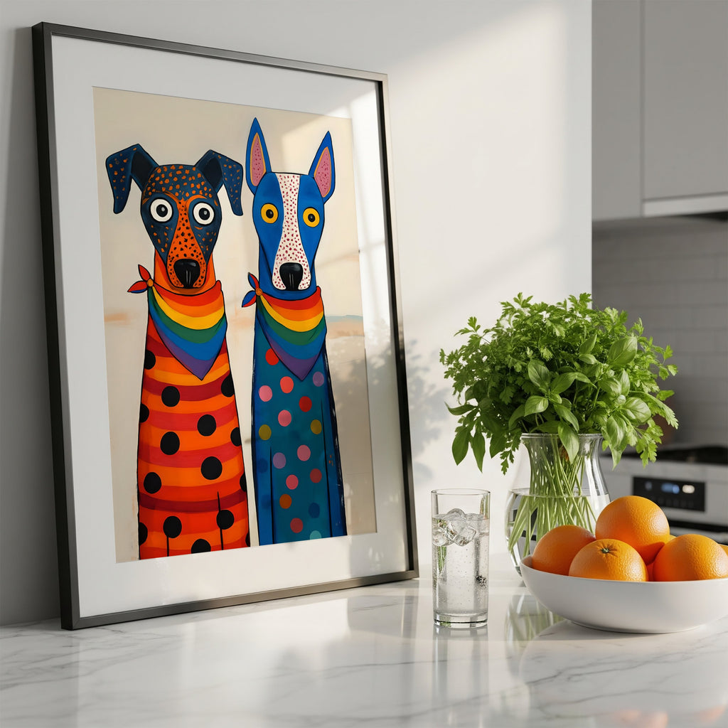 Proud Pups – Queer Dog Art Print