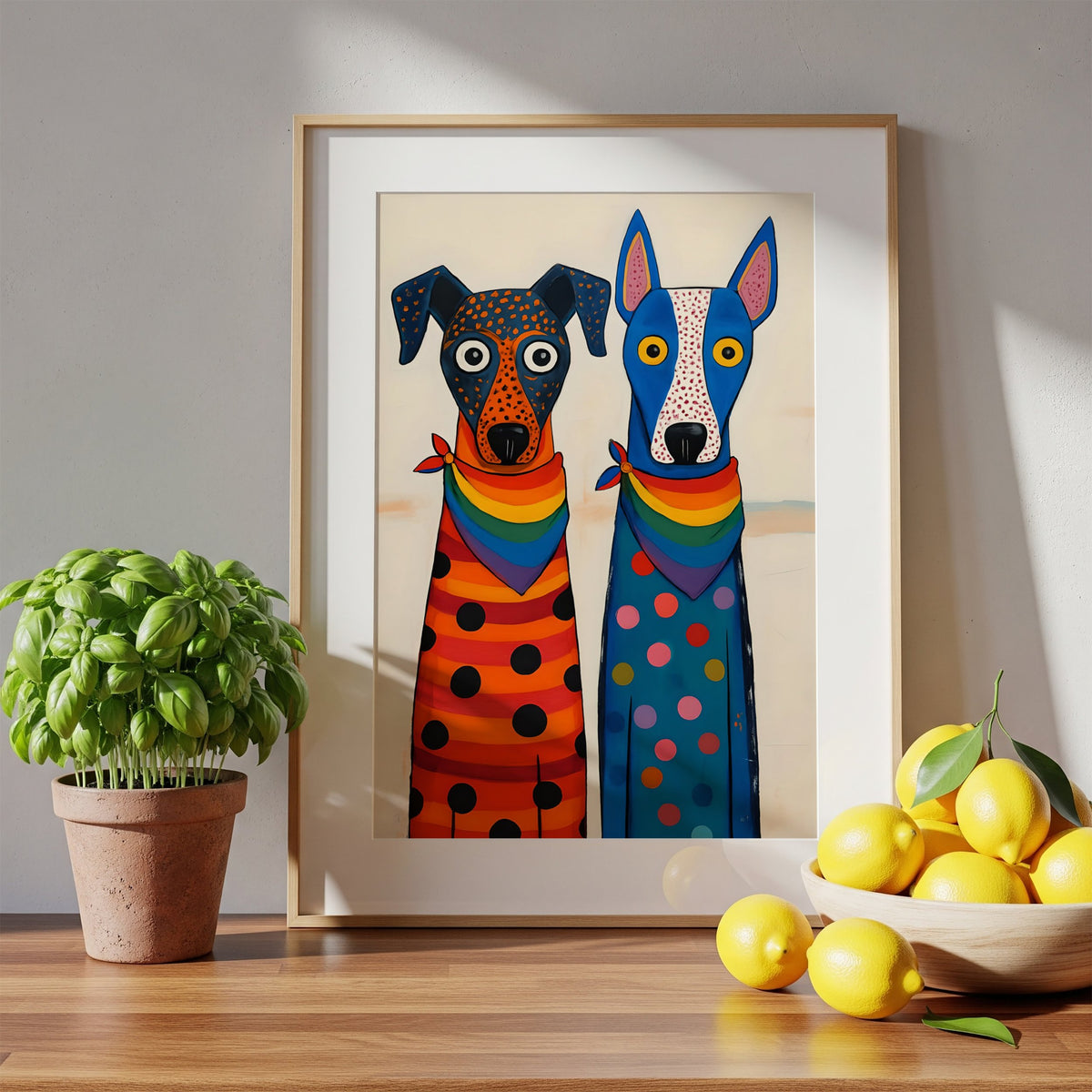 Proud Pups – Queer Dog Art Print