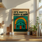 It's Pretty Queer in Here – Retro Art Print