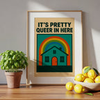 It's Pretty Queer in Here – Retro Art Print