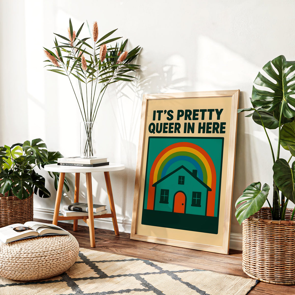 It's Pretty Queer in Here – Retro Art Print