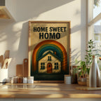 Home Sweet Homo – Retro Art Print