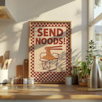 Send Noods – Funny Art Print