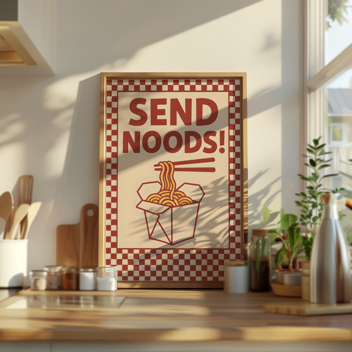 Send Noods – Funny Art Print