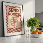 Send Noods – Funny Art Print