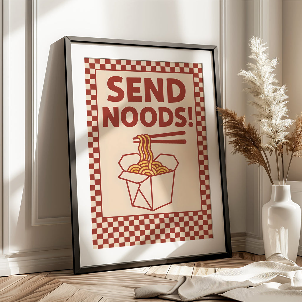 Send Noods – Funny Art Print