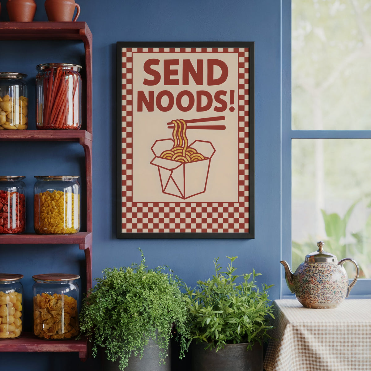 Send Noods – Funny Art Print