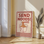 Send Noods – Funny Art Print