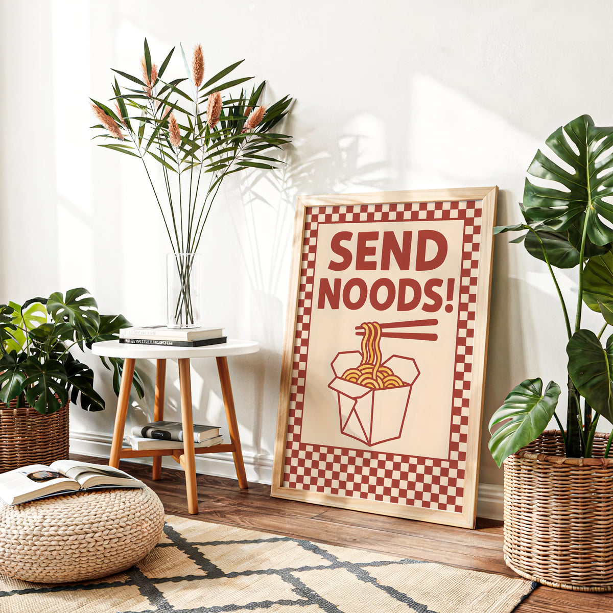 Send Noods – Funny Art Print
