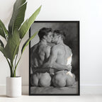 The Kiss — Queer Couple Art Print