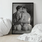 The Kiss — Queer Couple Art Print