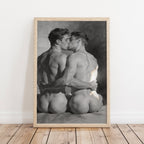 The Kiss — Queer Couple Art Print
