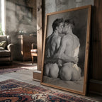 The Kiss — Queer Couple Art Print