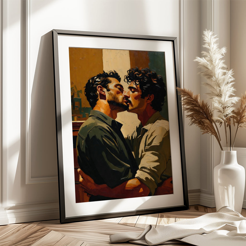 Vintage Kiss — Queer Art Print