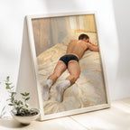White Socks & Briefs — Gay Men's Art Print