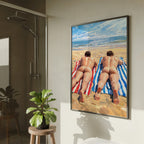 Men on the Beach — Queer Men's Art Print