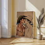 Cowboy Kiss — Queer Western Art Print